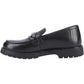 Hush Puppies Lydia Leather Youth Black Loafers