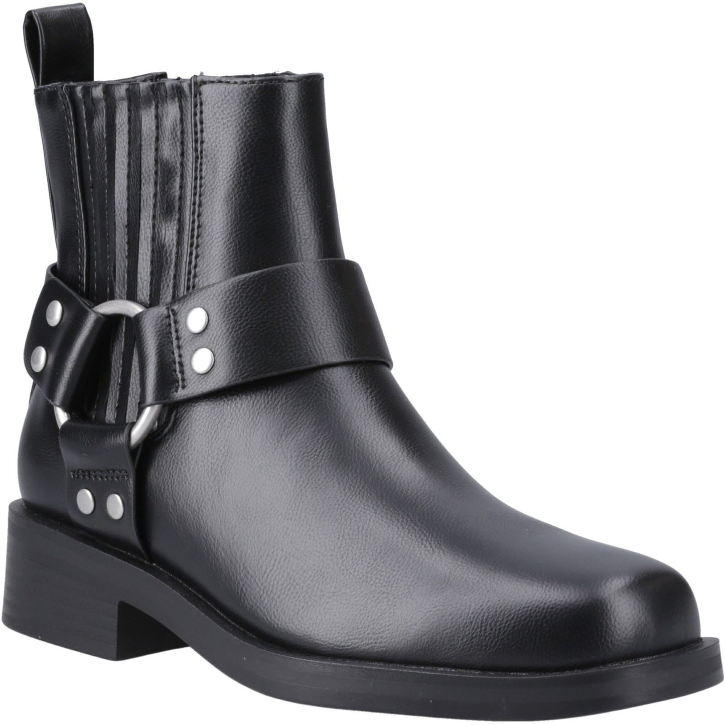 ONLY Women's Bax-2 Short Biker Boot in Black