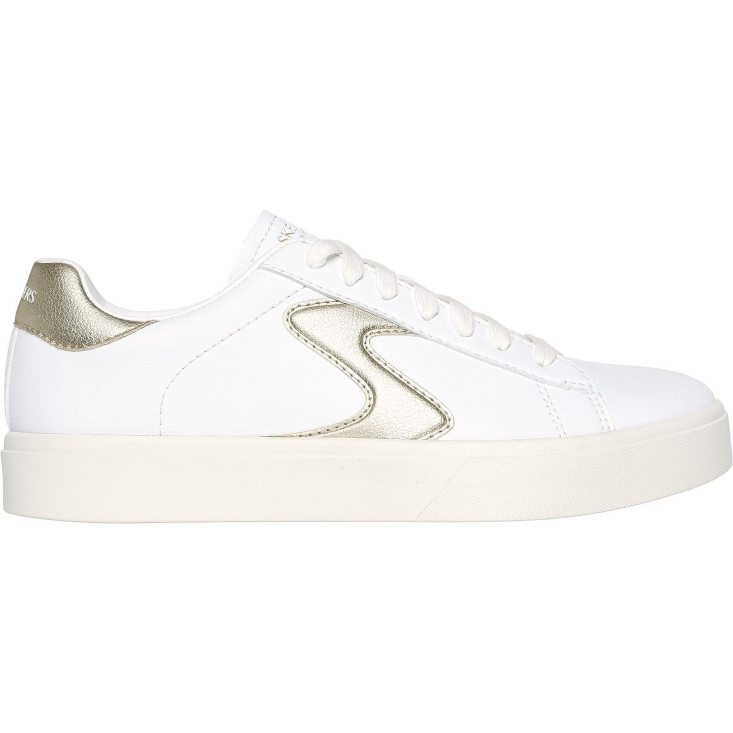 Skechers Women's Eden LX - Beaming Glory Trainer in White/Gold