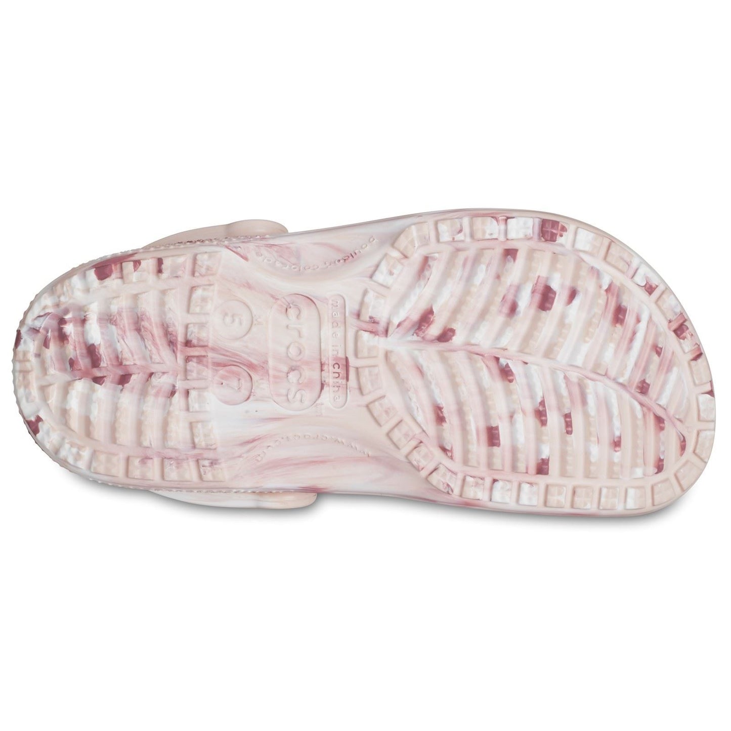Crocs Unisex Classic Marbled Clog in Quartz