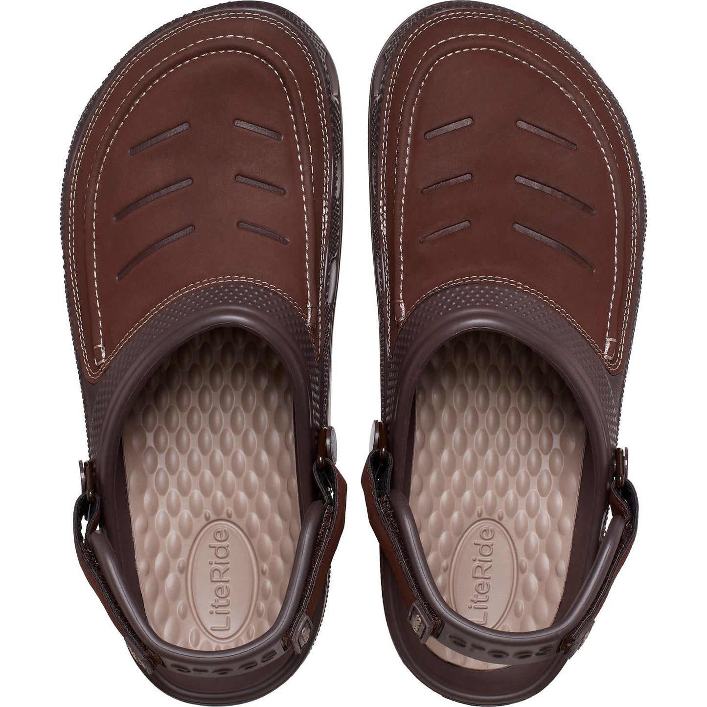 Crocs Men's Yukon Vista II Clog in Espresso/Mushroom