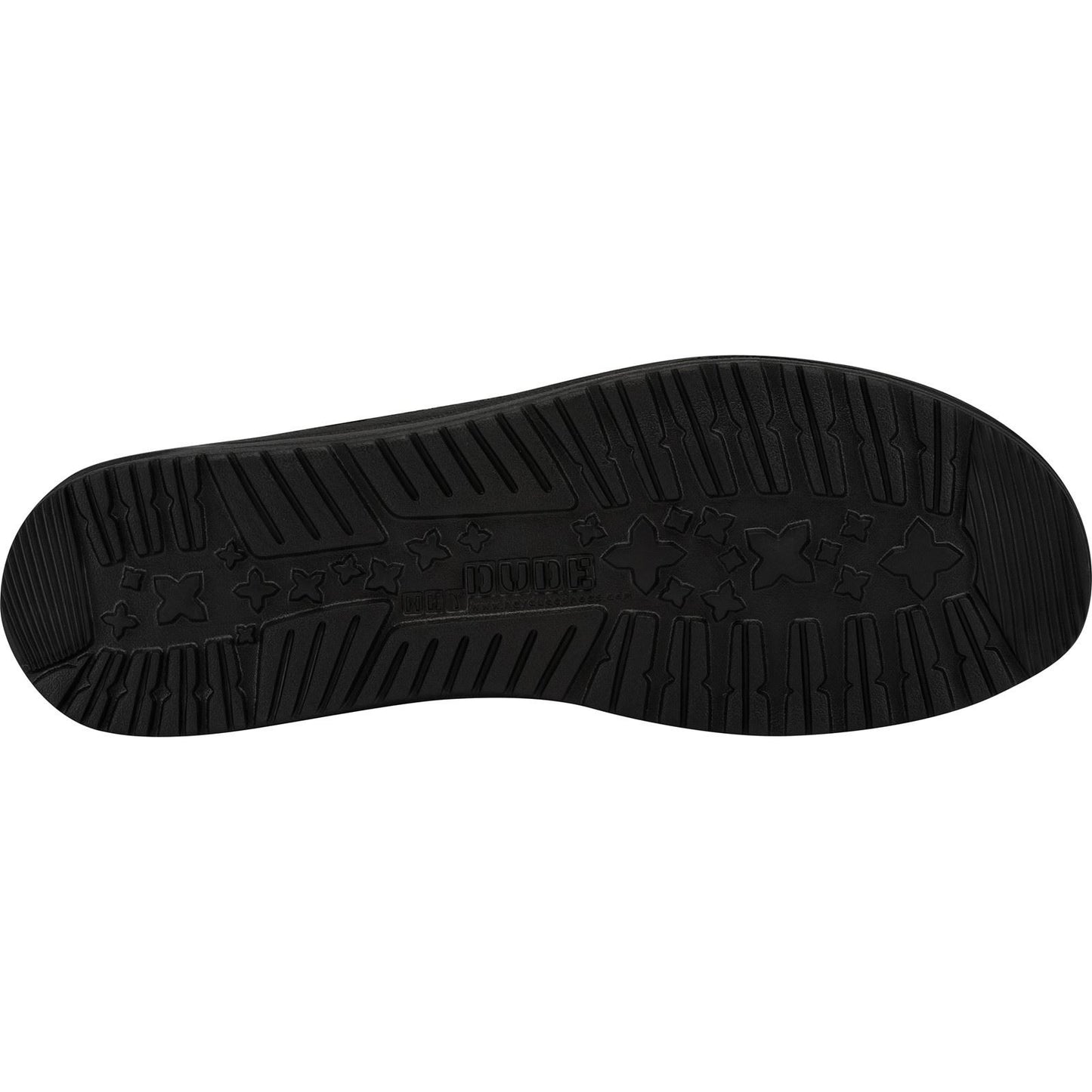 HEYDUDE Men's Wally Sox Shoe in Micro Total Black