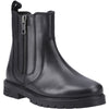 Hush Puppies Liana Leather Youth Black Boots
