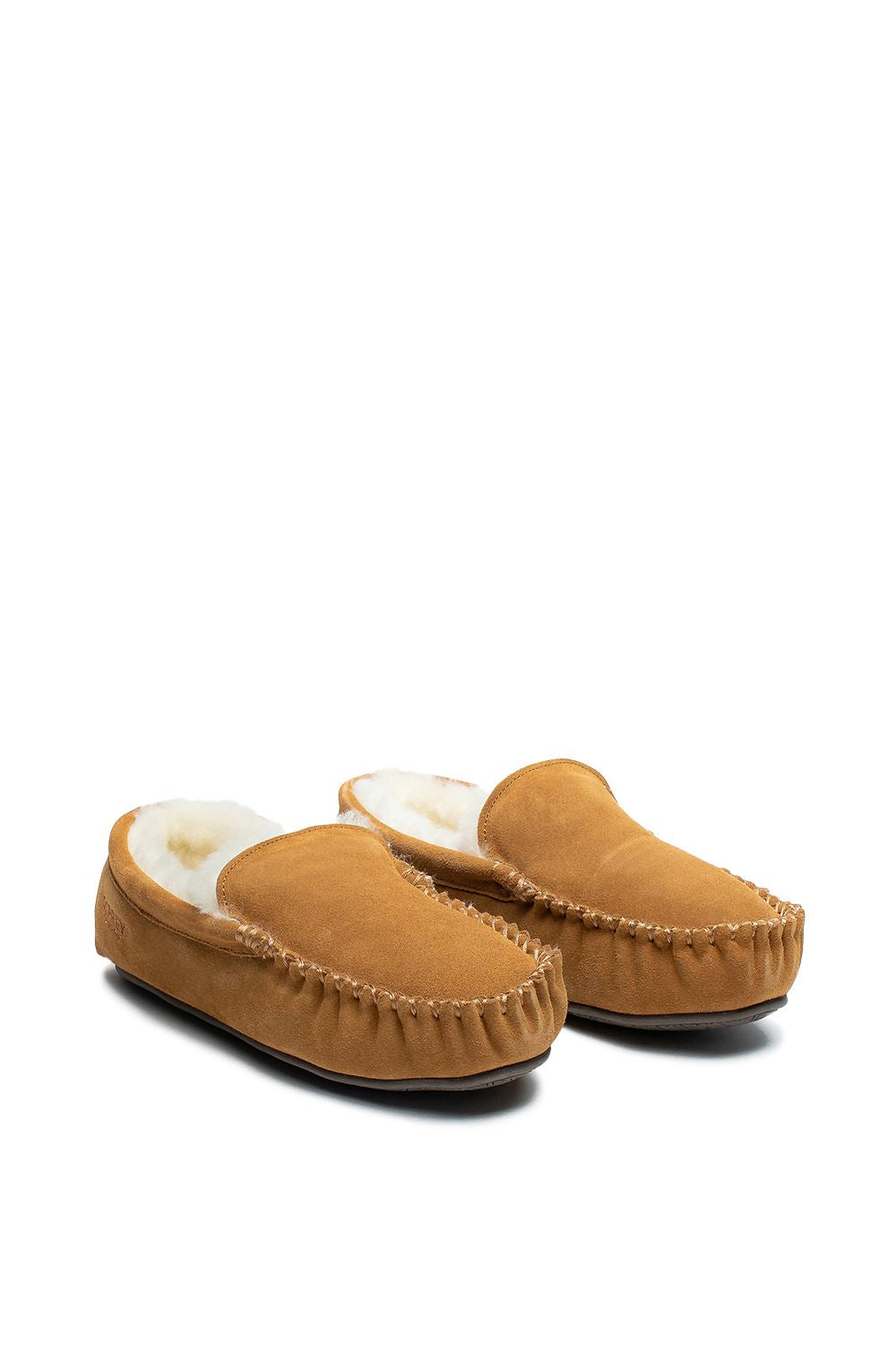 Osprey London The Sunday Suede Men's Chestnut Slippers