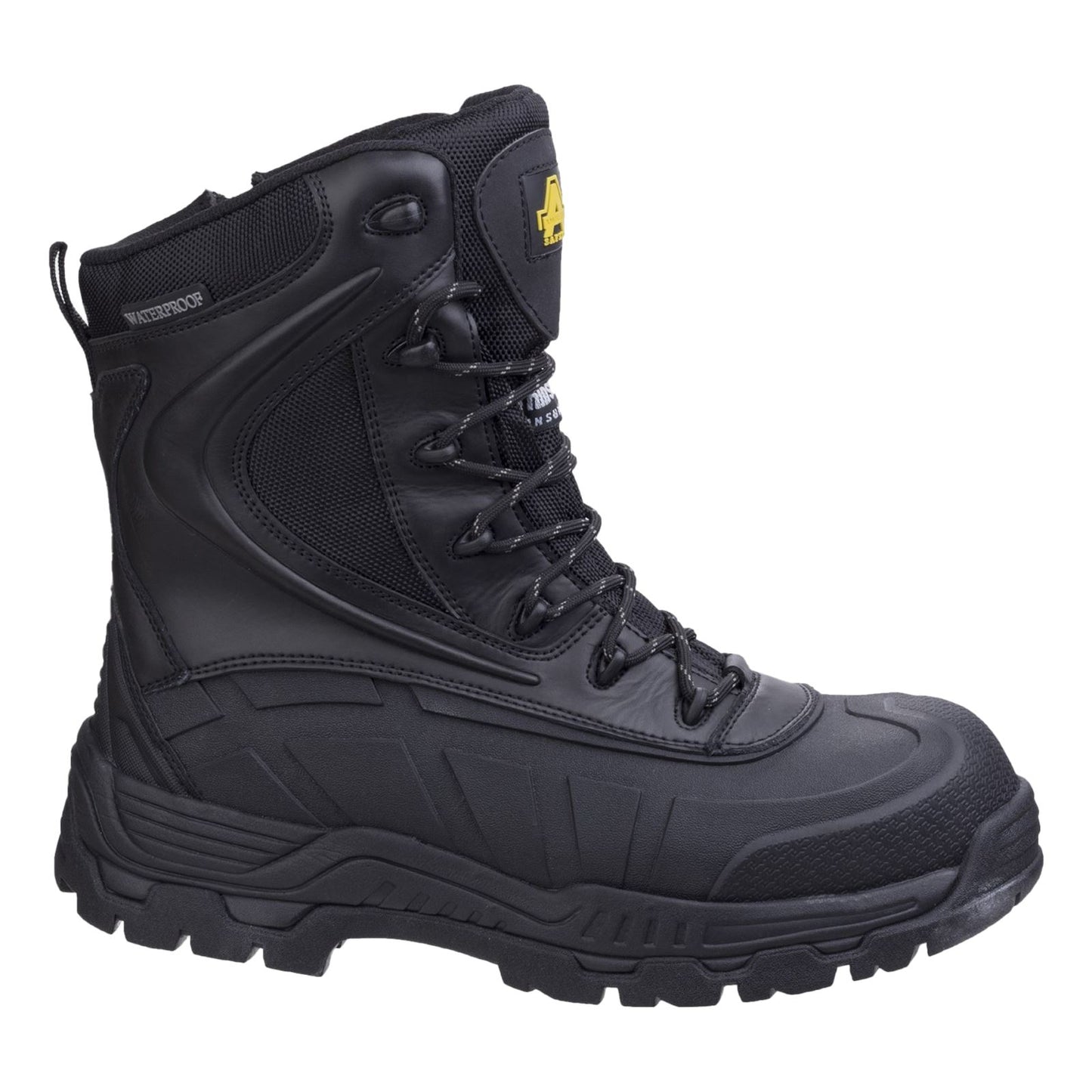 Amblers Safety Men's AS440 Hybrid Metal Free Hi-leg Waterproof Safety Boot in Black