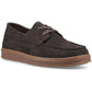Hush Puppies Madden Boat Shoe Leather Men's Chocolate Boat Shoes