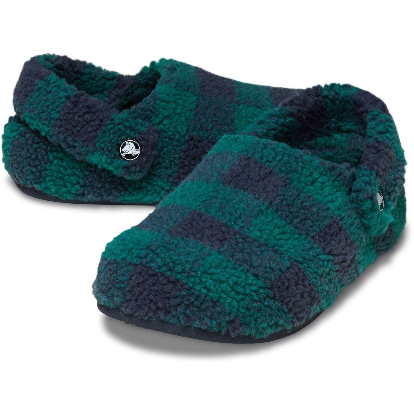Crocs Classic Cozzzy Polyester Men's Hosta/Navy Slippers