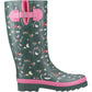 Cotswold Cleeve Tall Rubber Women's Green Wellington Boots