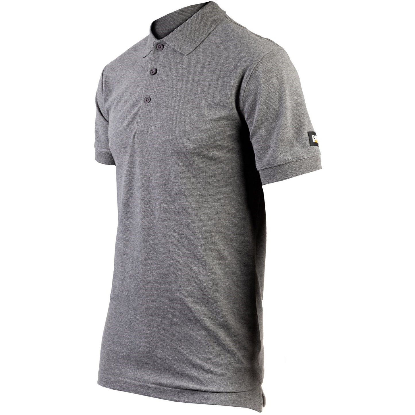Caterpillar Men's Essentials Polo Shirt in Dark Heather Grey