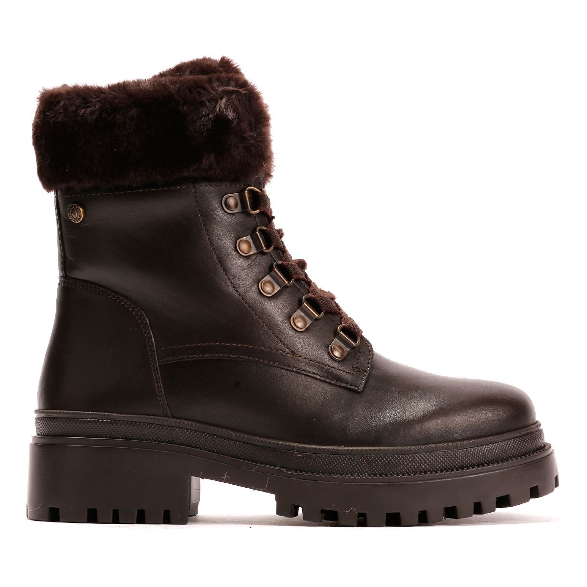 Osprey London The Budapest Leather Women's Chocolate Boots