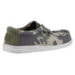 HEYDUDE Men's Wally Washed Camo Shoe in Camo