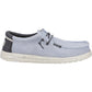 HEYDUDE Men's Wally Coastline Jute Shoe in Stone White