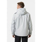 Helly Hansen Sport Men's Crew Hooded Midlayer Sailing Jacket 2.0 in Grey Fog