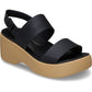Crocs Brooklyn Sky EVA Women's Black/Cashew Sandals
